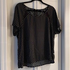 American Eagle Polka Dot Blouse